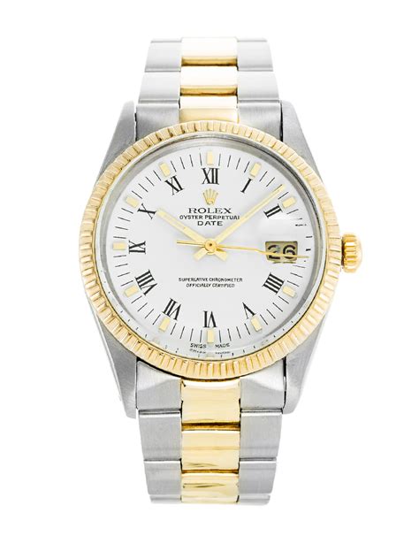 Rolex Oyster Perpetual Date G/S 15053 